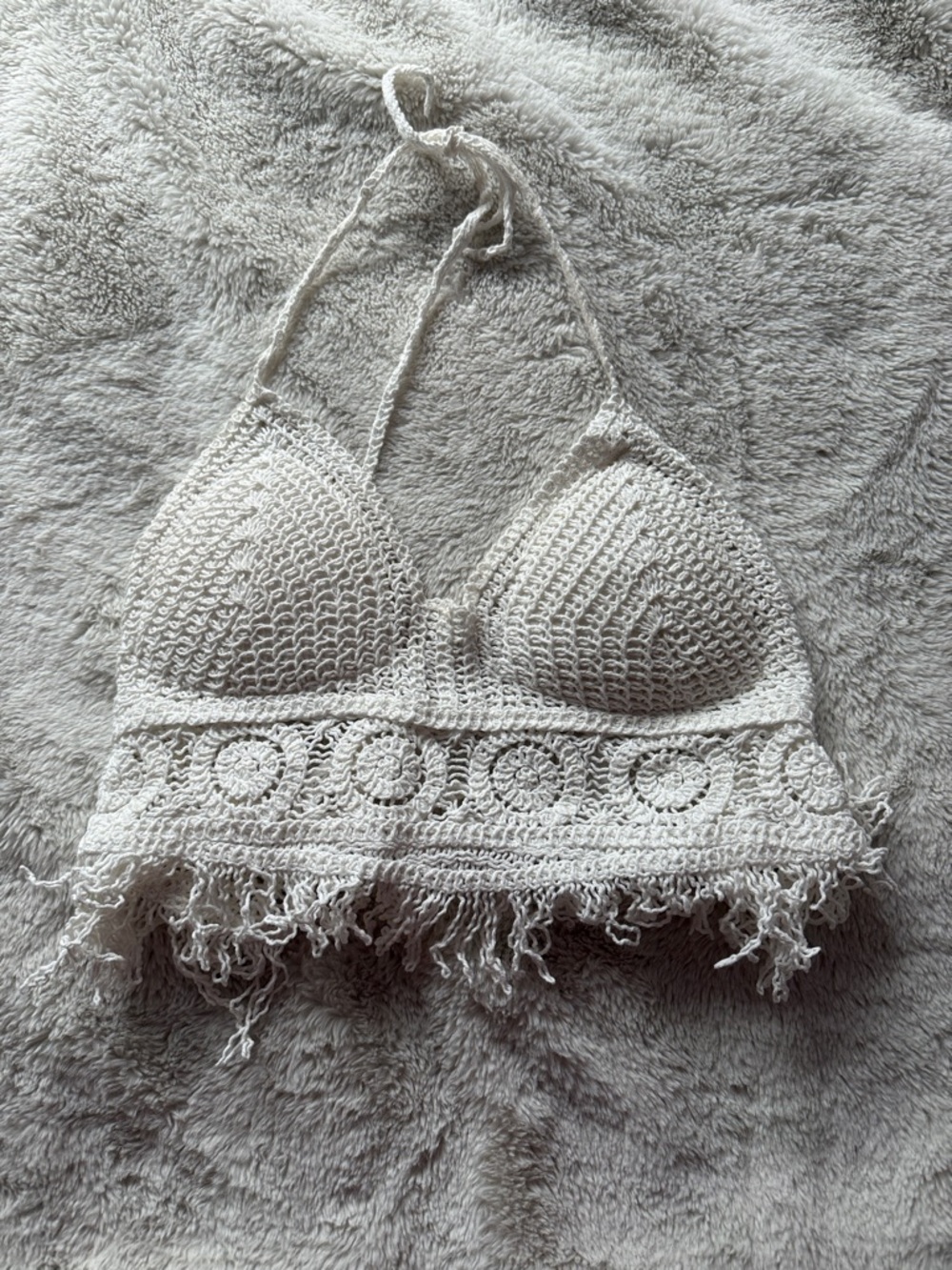 Crochet Halter Bralette Top